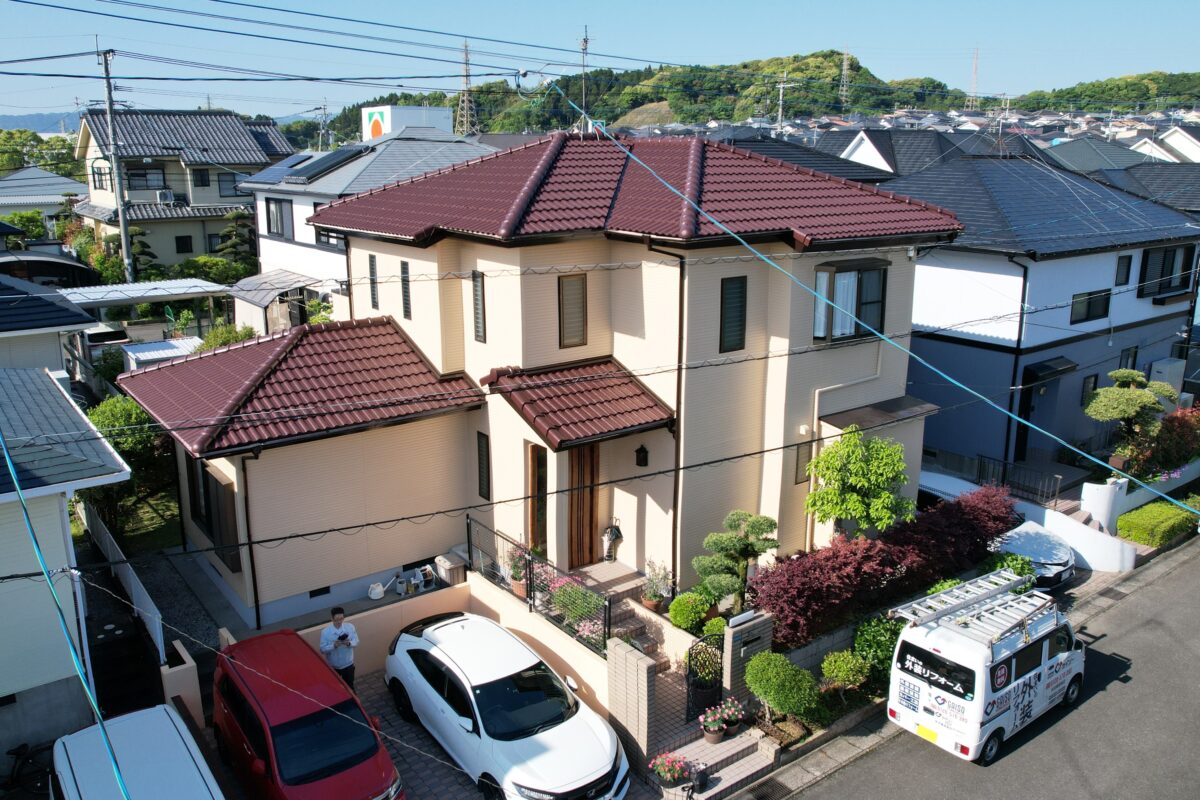 お家全体をリフレッシュ。汚れに強い塗料で長く美観を保ちます