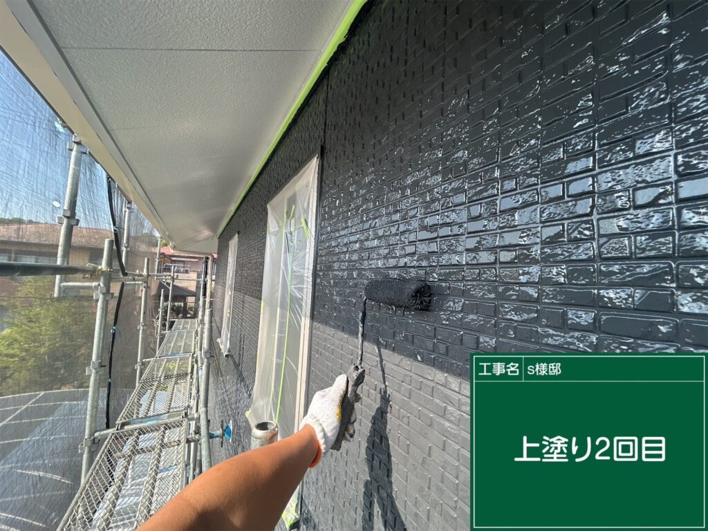 上塗り２回目状況