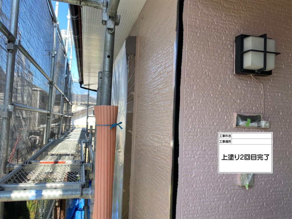 上塗り２回目完了