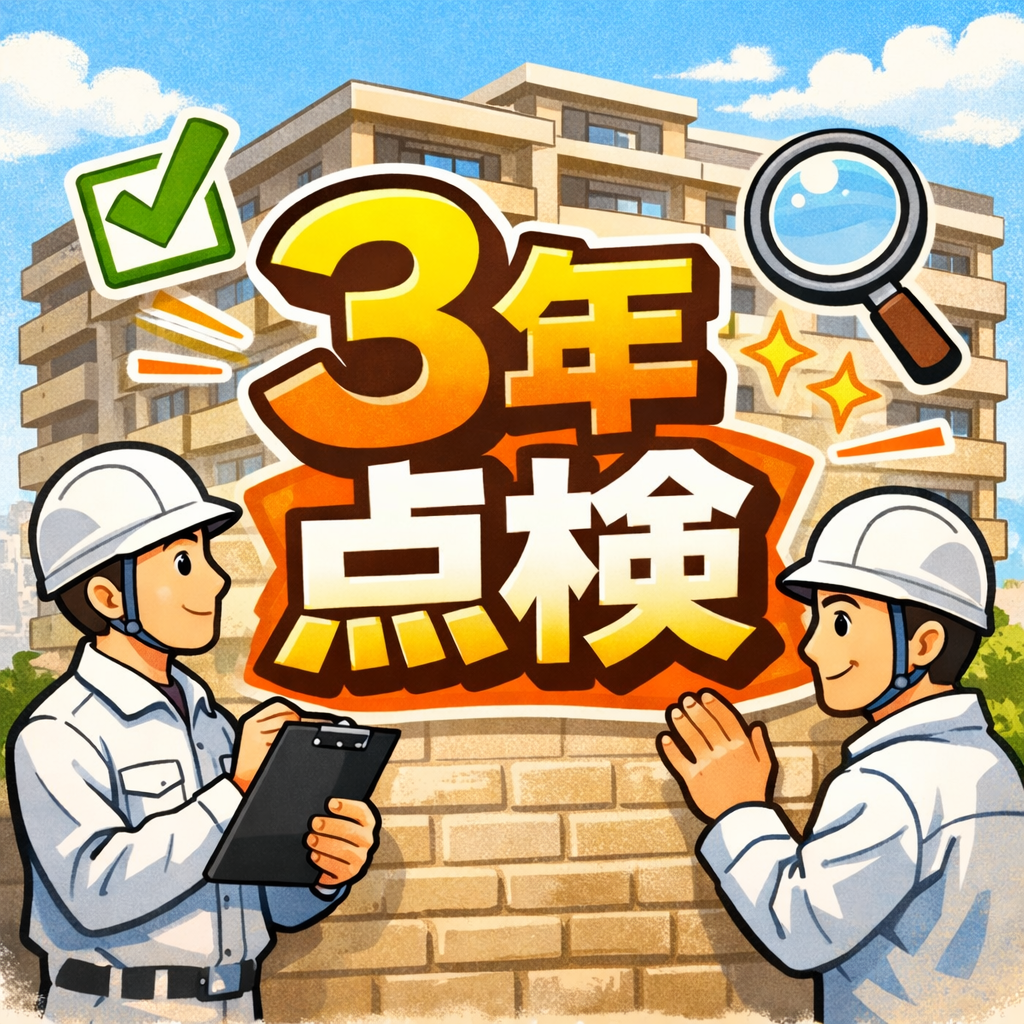 マンション3年点検の報告・打合せを行いました！