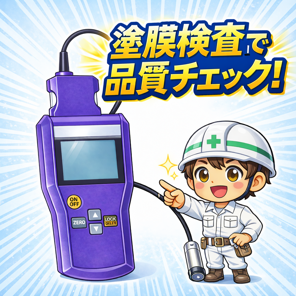 「膜厚計」で見えないところも、しっかり確認！！