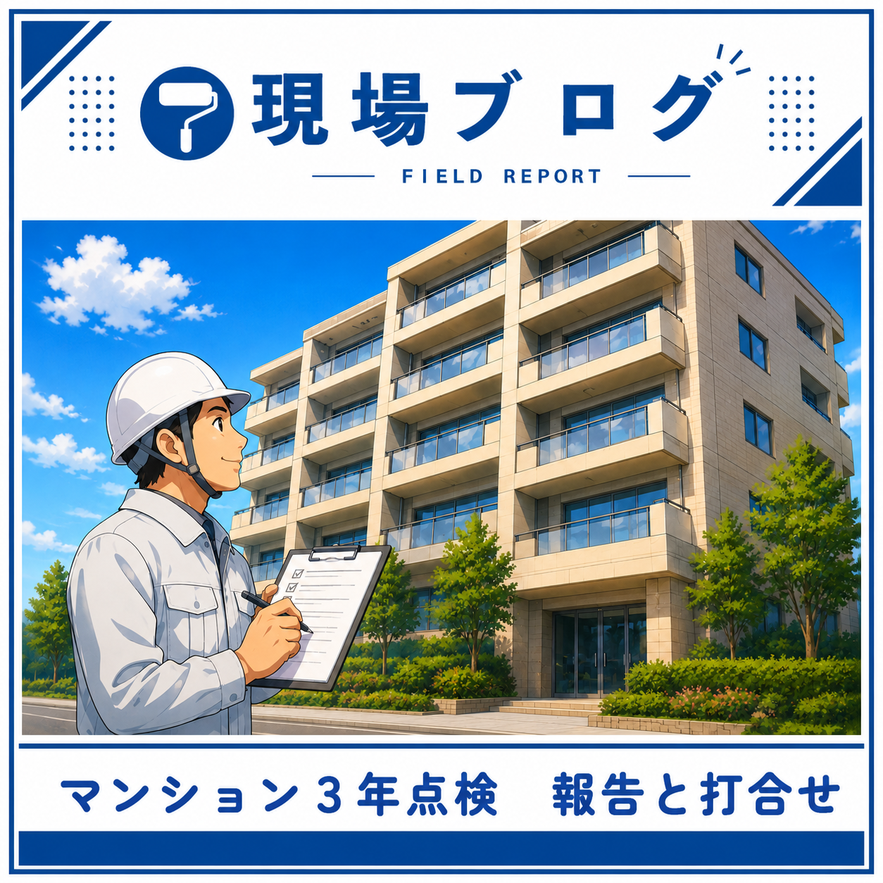 マンション3年点検の報告・打合せを行いました！
