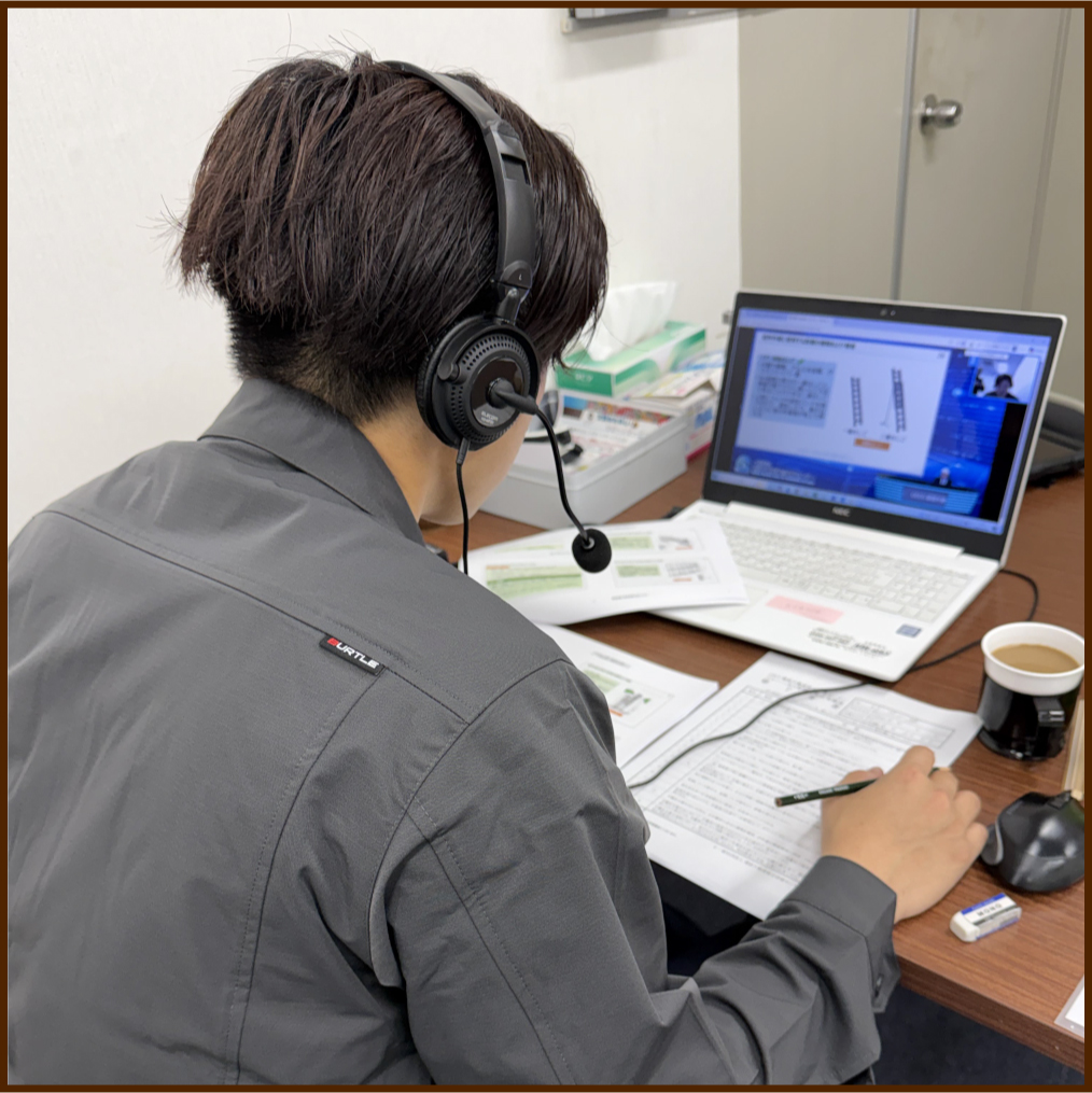 新入社員Ｔくん、安全講習＆ちょっと一息ランチ