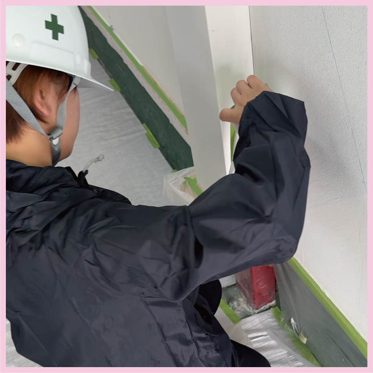 社内訓練の様子をご紹介！〜養生（マスカー貼り）編〜