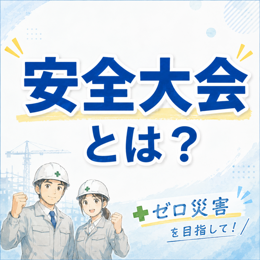 明日は安全大会を開催します！