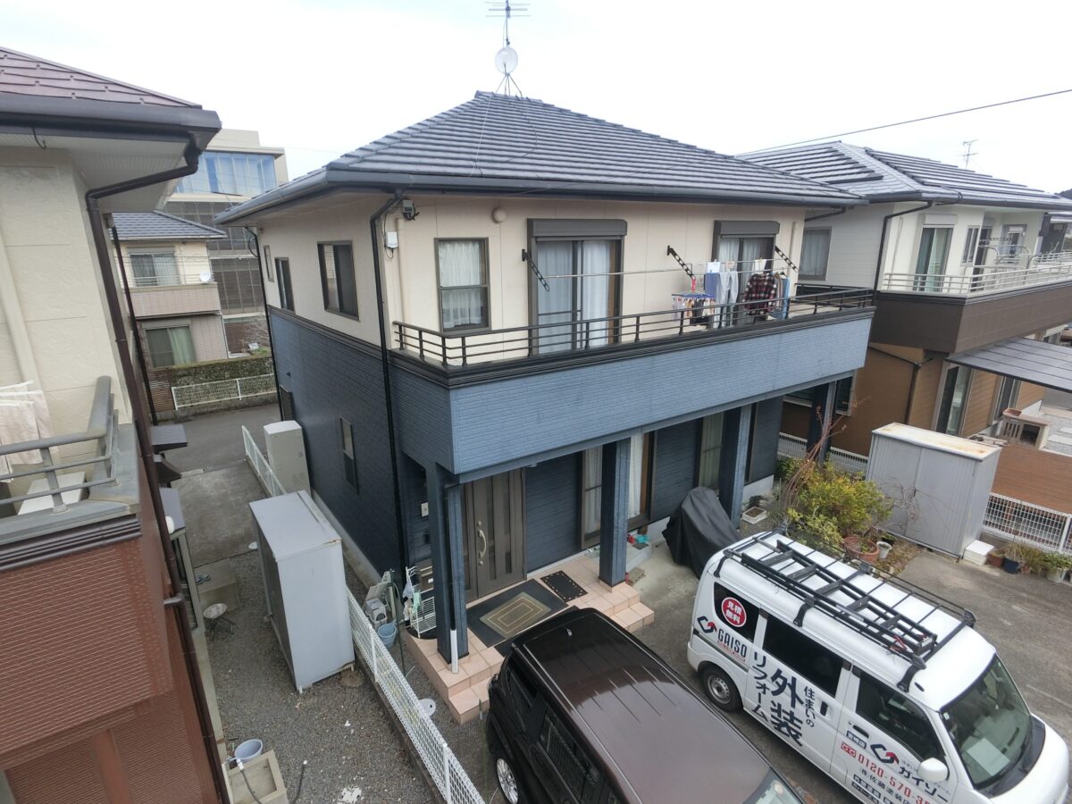 目地にアクセントを入れメリハリのある外観を目指しました。