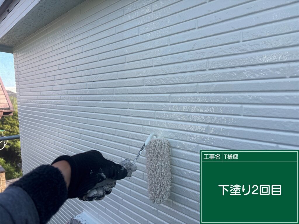 下塗り2回目状況