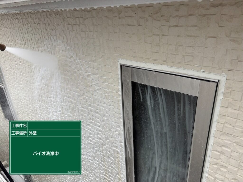 バイオ洗浄状況