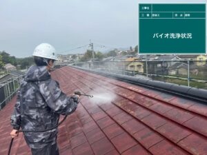 バイオ洗浄状況