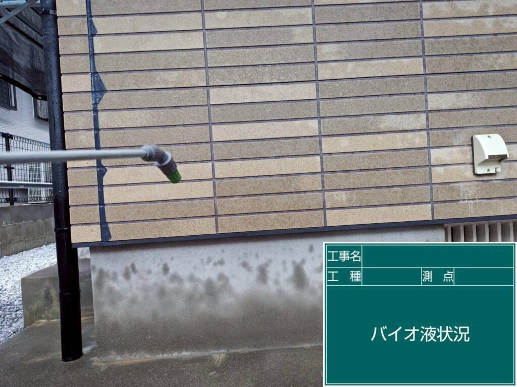 バイオ洗浄状況