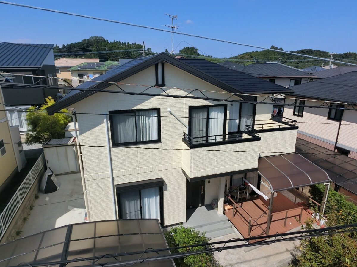 宮崎市K様邸 【屋根外壁塗装工事】